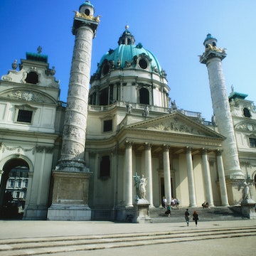 St Charles' Church (Karlskirche), with Trojan Roman columns.