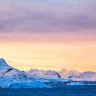 Summer sunset in Antarctica