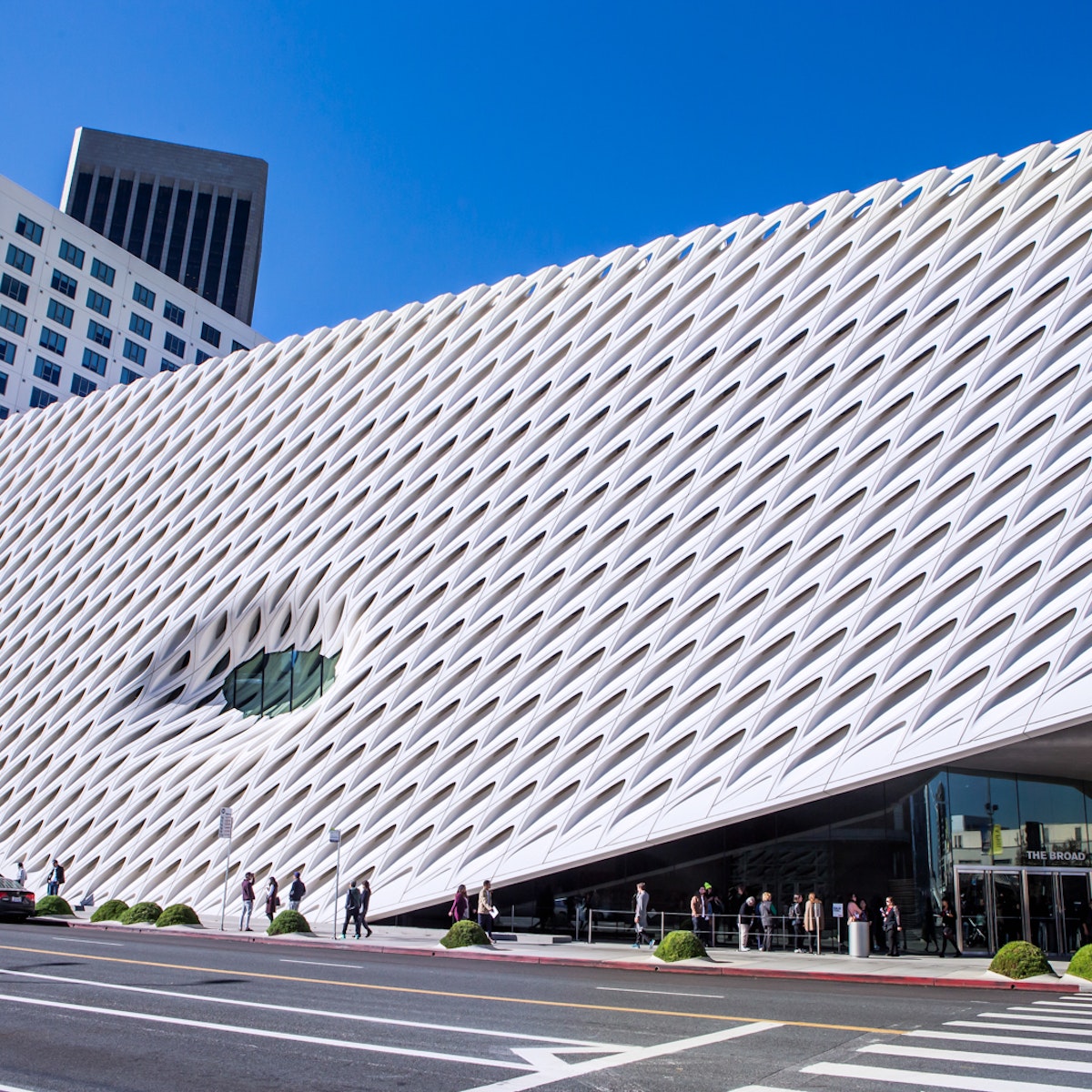 The Broad Museum of Los Angeles.