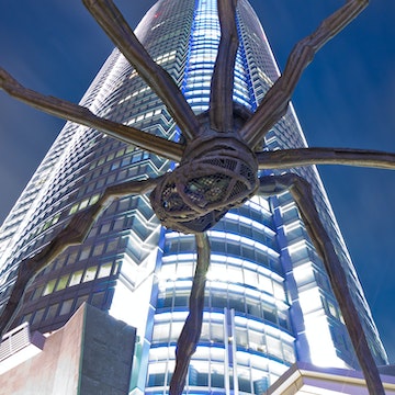 500px Photo ID: 108021729 - 30ft tall spider sculpture by Louise Bourgeos in Roppongi Hill, tokyo