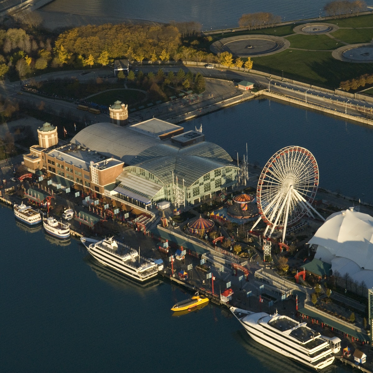 Navy Pier on Lake Michigan