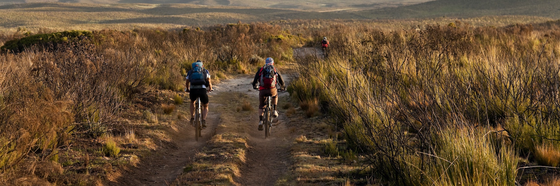 Afternoon mountain biking at Mt. Kenya