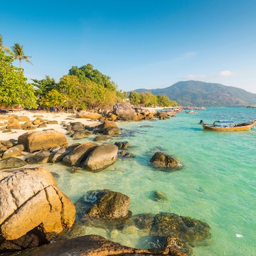 Sunrise Beach, Ko Lipe, Satun Province, Thailand. Coastal landscape.