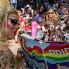 AUSTIN, TEXAS - JUNE 10: Austin, Tx drag queen Brigitte Bandit reads a book during a drag time story hour at the Waterloo Greenway park on June 10, 2023 in Austin, Texas. The Texas Senate has passed a pair of bills that defund public libraries that host Drag Queen Story Hour. The bills seek to prevent children's exposure to sexualized performances by criminalizing events where people perform under the guise of the opposite gender. (Photo by Brandon Bell/Getty Images)
1497480140