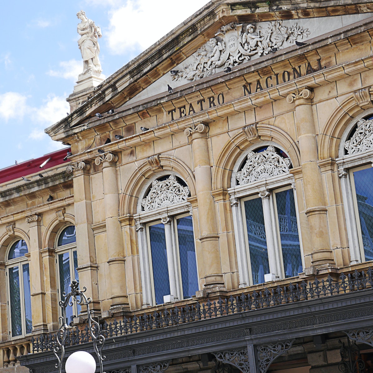 SAN JOSE, COSTA RICA-MARCH 3, 2015:  The National Theater in Costa Rica first opened to the public in 1897.  It remains a top tourist destination today.; Shutterstock ID 265490903; Your name (First / Last): Lauren Gillmore; GL account no.: 56530; Netsuite department name: Online-Design; Full Product or Project name including edition: 65050/ Online Design /LaurenGillmore/POI