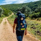 FROM LISBON IN PORTUGAL, TO SANTIAGO, SPAIN, ALVORGE, ANSIÃ£O, PORTUGAL - 2019/06/08: A pilgrim walks the Camino Portuguese towards the albegue in the town of Alvorge..The Camino de Santiago (the Way of St. James) is a large network of ancient pilgrim routes stretching across Europe and coming together at the tomb of St. James (Santiago in Spanish) in Santiago de Compostela in north-west Spain. Yearly, thousands of people of various backgrounds walk the Camino de Santiago either on their own or in organized groups. (Photo by Ana Fernandez/SOPA Images/LightRocket via Getty Images)
FROM LISBON IN PORTUGAL, TO SANTIAGO, SPAIN, ALVORGE, ANSIãO, PORTUGAL - 2019/06/08: A pilgrim walks the Camino Portuguese towards the albegue in the town of Alvorge..The Camino de Santiago (the Way of St. James) is a large network of ancient pilgrim routes stretching across Europe and coming together at the tomb of St. James (Santiago in Spanish) in Santiago de Compostela in north-west Spain. Yearly, thousands of people of various backgrounds walk the Camino de Santiago either on their own or in organized groups. (Photo by Ana Fernandez/SOPA Images/LightRocket via Getty Images)
1154624137
camino de santiago, way of st. james, network, ancient, pilgrim routes, albegue, alvorge, pilgrim, pilgrims