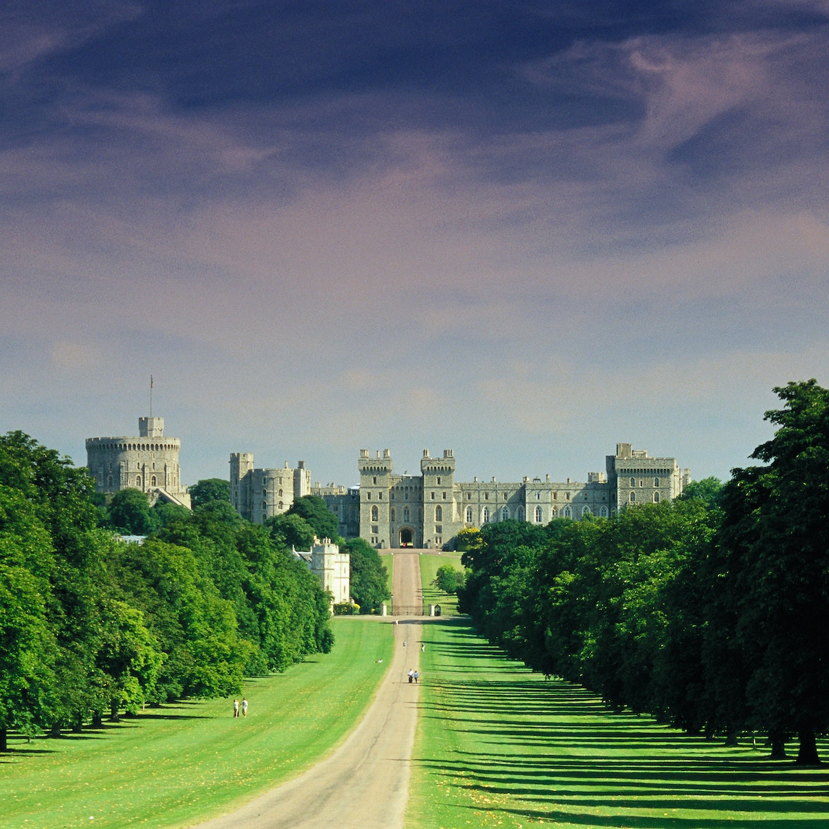 The Long Walk, the pathway leading to Windsor Castle is 2 1/2 miles long.