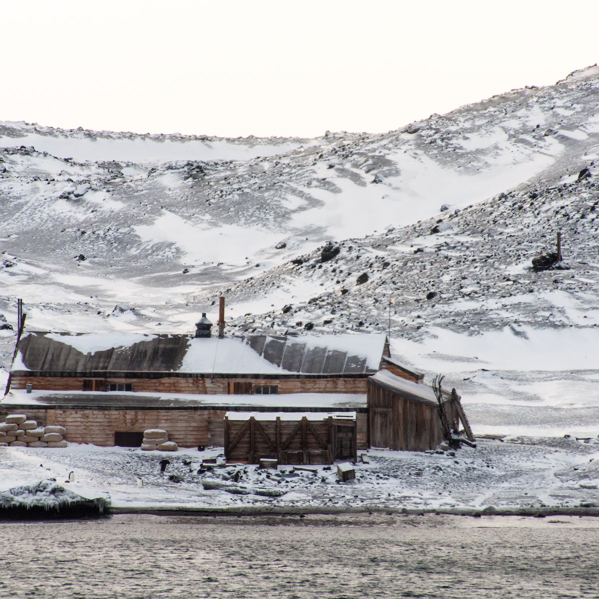 This historic hut, at Cape Evans, on the shore of Ross Island, in the Ross Sea, was the starting point for Robert Falcon Scott's ill fated trek to the South Pole. The hut is in remarkably good condition, thanks to its proximity to New Zealand's Scott Base and the US' McMurdo Sound Base, and regular visits from conservators,