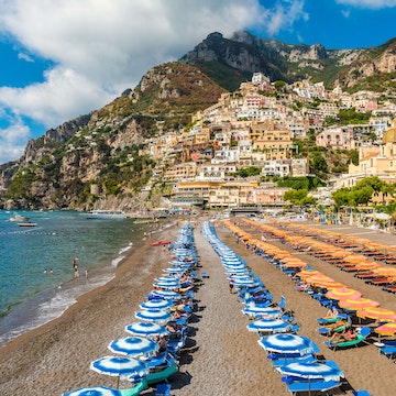 Positano in the sun.