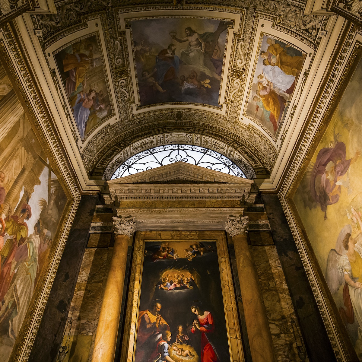 ROME, ITALY, JUNE 14, 2015 : interiors and architectural details of saint louis des francais church, june 14, 2015, in Rome, Italy; Shutterstock ID 306327644; Your name (First / Last): Josh Vogel; Project no. or GL code: 56530; Network activity no. or Cost Centre: Online-Design; Product or Project: 65050/7529/Josh Vogel/LP.com Destination Galleries