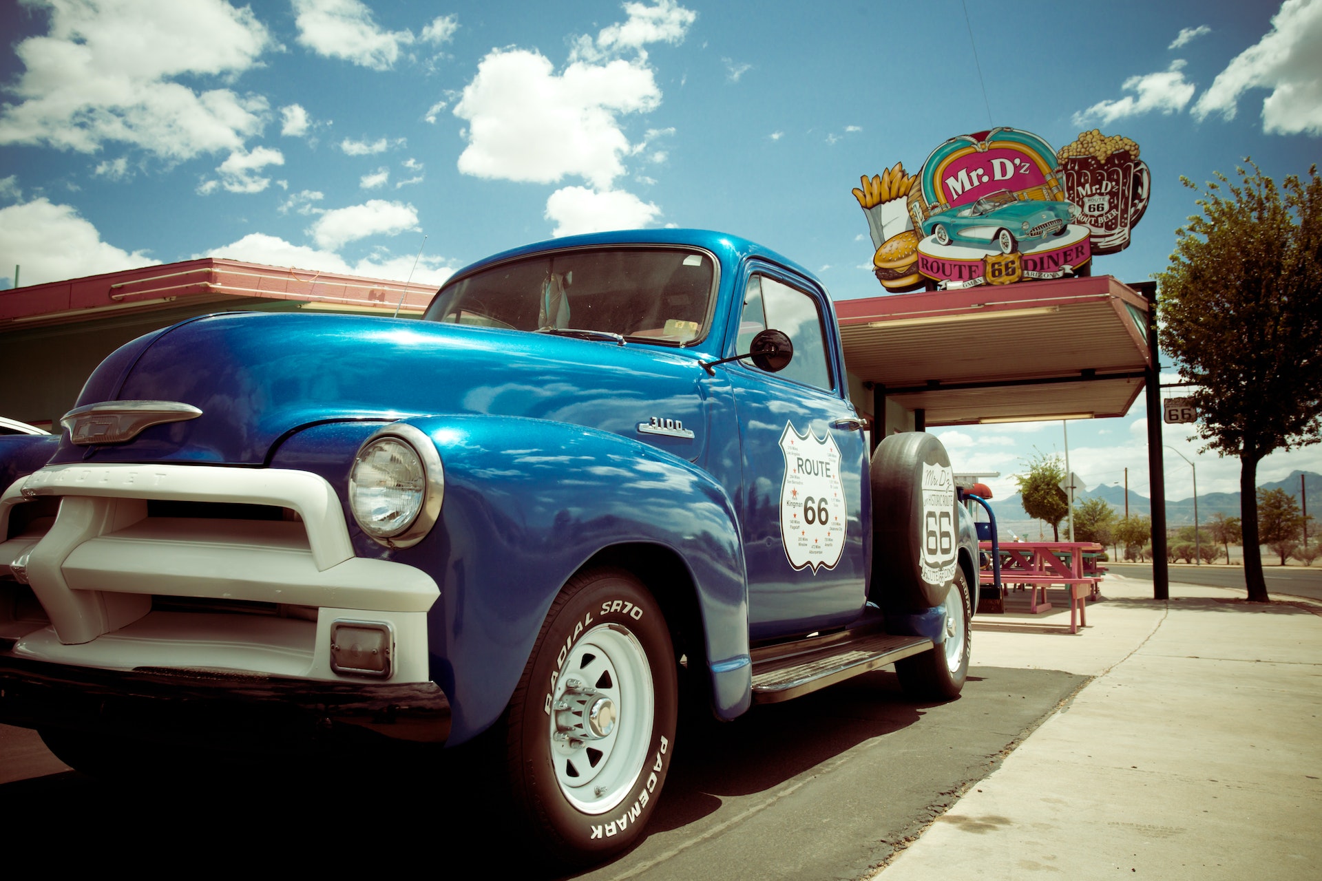 Roadside attraction along historic Route 66 in Kingman Arizona