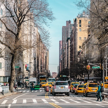 Photo of Streets and Buildings of Upper East Site of Manhattan, New York City