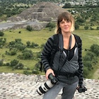 Photographer Amanda McCadams at Teotihuacan